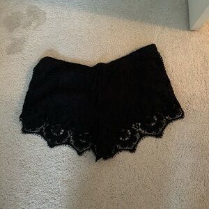 Black Lace women’s shorts